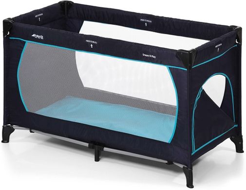 Детский манеж Hauck Dream N Play Plus navy/aqua (60366-6)