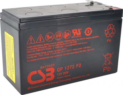 Акумуляторна батарея CSB 12V 7.2AH (GP1272F2)