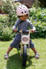 Велосипедний шолом Trybike Coconut білий з червоними зірочками 44-51 см (COCO 4XS)