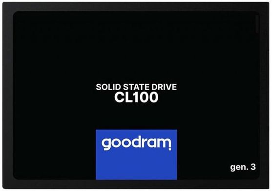 SSD-накопичувач 480GB GOODRAM CL100 GEN.3 2.5" SATAIII TLC (SSDPR-CL100-480-G3)
