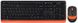 Комплект (клавіатура, мишка) безпровідний A4Tech FG1010 Black/Orange