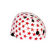 Велосипедний шолом Trybike Coconut білий з червоними зірочками 44-51 см (COCO 4XS)