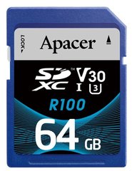 Карта пам'яті Apacer SDXC 64GB (AP64GSDXC10U7-R)