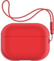 Чохол ArmorStandart Silicone Case with straps для Apple Airpods Pro 2 Red (ARM68614)