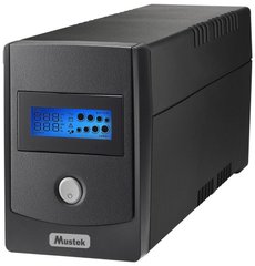Источник бесперебойного питания Mustek PowerMust 800 LCD/480W (800-LCD-LIS-T10) (U0425100)