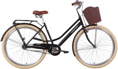 Велосипед 28" Dorozhnik Comfort female 2021 (чорний (м)) (OPS-D-28-198)