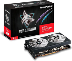 Видеокарта PowerColor Radeon RX 7600 8 GB Hellhound (RX 7600 8G-L/OC)