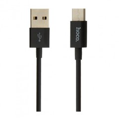 Кабель Hoco X23 Skilled type-c charging data cable Black