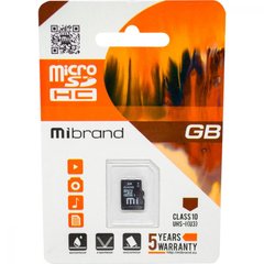 Карта памяти Mibrand microSDXC (UHS-1 U3) 128Gb class 10 (MICDHU3/128GB)
