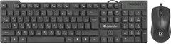 Комплект (клавіатура, мишка) Defender York C-777 USB (45777)