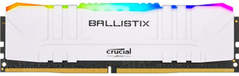 Оперативна пам'ять Crucial 16 GB DDR4 3000 MHz Ballistix White RGB (BL16G30C15U4WL)