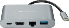 Хаб Canyon 5-в-1 USB Type C (CNS-TDS04DG)