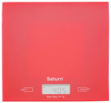 Весы кухонные Saturn ST-KS 7810 Red