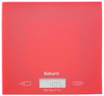 Ваги кухонні Saturn ST-KS 7810 Red