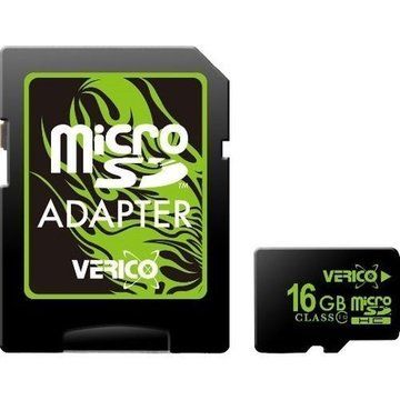 Карта памяти Verico 16 GB microSDHC Class 10 + SD adapter VFE3-16G-V1E
