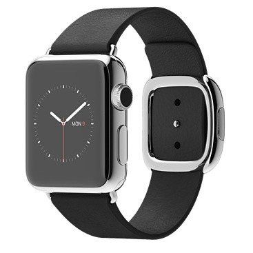Смарт-часы Apple Watch 38mm Stainless Steel Case with Black Modern Buckle (MJYL2)