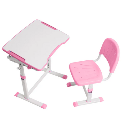 Комплект Cubby парта та стілець трансформери Olea Pink