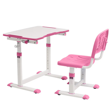 Комплект Cubby парта та стілець трансформери Olea Pink