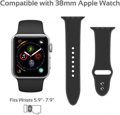 Ремінець Promate Oryx-38ML для Apple Watch 38-40 мм Black (oryx-38ml.black)