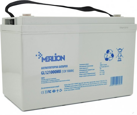 Аккумуляторная батарея Merlion 12V 100AH (GL121000M8)