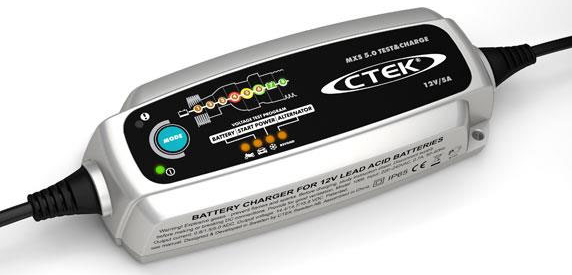 Інтелектуальний зарядний пристрій CTEK MXS 5.0 Test & Charge (56-308)