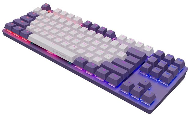 Клавиатура DARK PROJECT KD87A Mech. g3ms Sapphire ENG/UA Violet/Grey (DPO-KD-87A-400300-GMT)