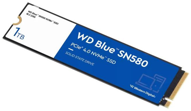 SSD накопичувач WD Blue SN580 1 TB (WDS100T3B0E)