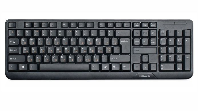 Комплект (клавіатура, мишка) безпровідний REAL-EL Standard 555 (EL123100009)