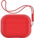 Чохол ArmorStandart Silicone Case with straps для Apple Airpods Pro 2 Red (ARM68614)