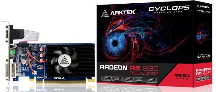 Відеокарта Arktek PCI-Ex Radeon R5 230 1GB GDDR3 (64bit) (AKR230D3S1GL1)