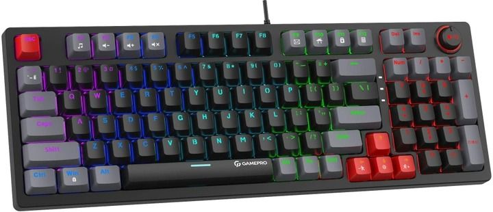 Клавиатура механическая Gamepro MK120B Blue Switches Black