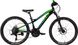 Велосипед 24" Formula Blackwood 1.0 2021 (чорно-зелений з синім) (OPS-FR-24-276)