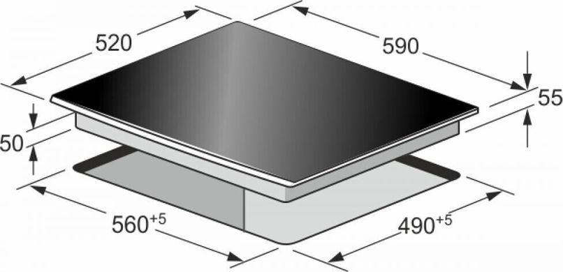 Варильна поверхня Kaiser KCT6745FIElfAD