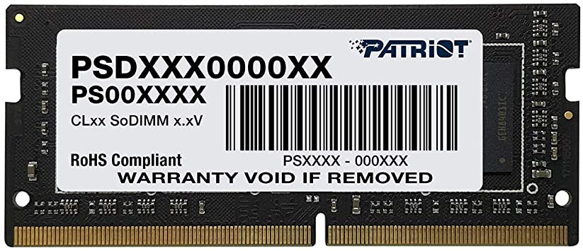 Оперативна пам'ять Patriot DDR4 16GB 2666 MHz Black (PSD416G266681S)
