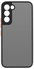 Чохол MakeFuture Samsung S22 Frame (Matte PC+TPU) Black (MCMF-SS22BK)