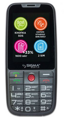 Мобільний телефон Sigma mobile Comfort 50 Elegance3 Grey SIMO ASSISTANT
