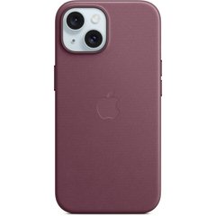 Чехол Apple для iPhone 15 Plus FineWoven Case with MagSafe Mulberry (MT4A3)