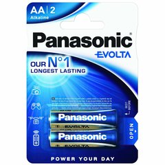 Батарейки Panasonic Evolta AA BLI 2 ALKALINE (LR6EGE/2BP)