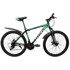 Велосипед Titan Energy 29"20" черный-зеленый-белый (29TWS21-003571)