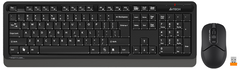 Комплект (клавиатура, мышка) A4Tech Fstyler FG1012S Black