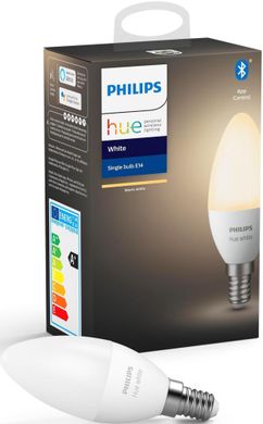 Розумна лампа Philips Hue E14 5.5W (40Вт) 2700K White (929002039903)