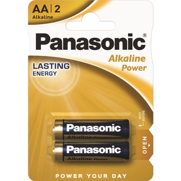 Батарейки Panasonic Alkaline Power AA BLI 2 (LR6REB/2BP)