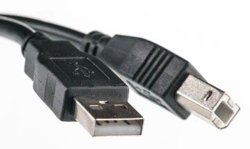 Кабель PowerPlant USB 2.0 AM – BM, 3м, One ferrite
