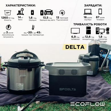 Зарядная станция EcoFlow Delta (EFDELTA1300-EU) (Витринный образец)