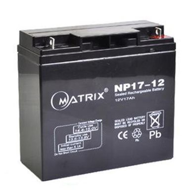 Акумуляторна батарея Matrix 12V 17Ah (NP17-12)