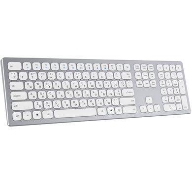 Бездротова клавіатура OfficePro SK1550W White
