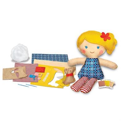 Набір для шиття іграшки 4M Лялька зі цуценям (00-02767)