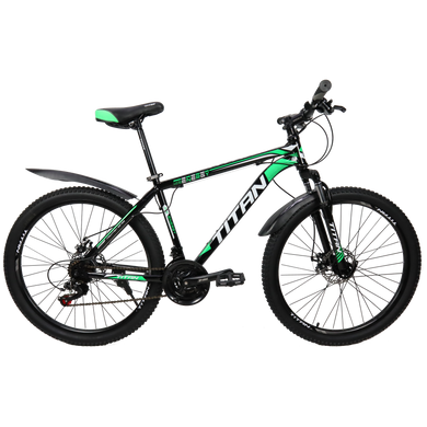 Велосипед Titan Energy 29"20" чорний-зелений-білий (29TWS21-003571)
