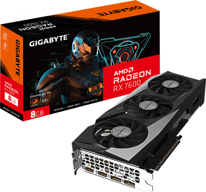 Відеокарта Gigabyte Radeon RX 7600 GAMING OC 8G (GV-R76GAMING OC-8GD)