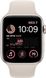 Apple Watch SE 2 GPS 40mm Starlight Aluminium Case with Starlight Sport Band - Regular (MNJP3)